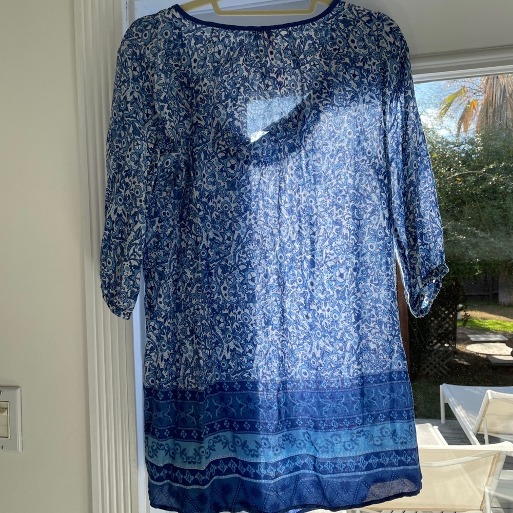 Blue Sun dress cotton size 2. Mint condition